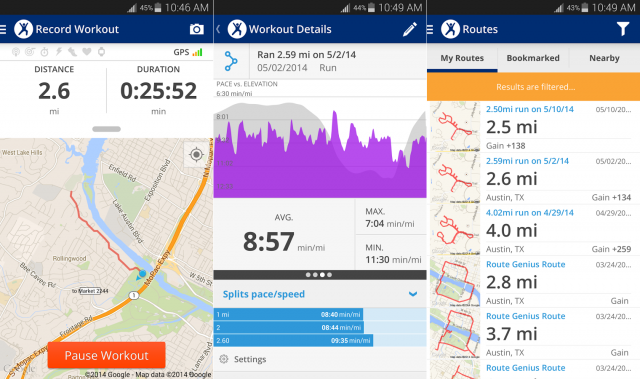 map fitness