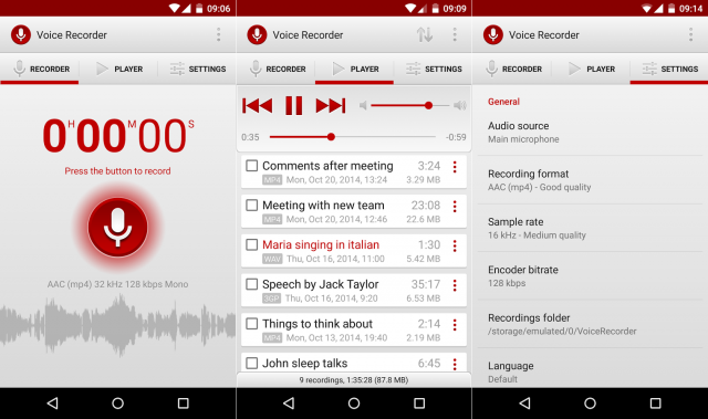 voice recorder